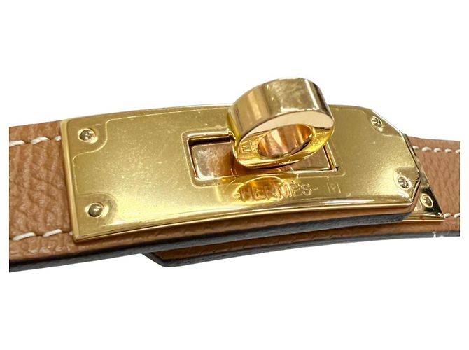Hermès Hermes Kelly Ledergürtel Golden - Ansicht 7