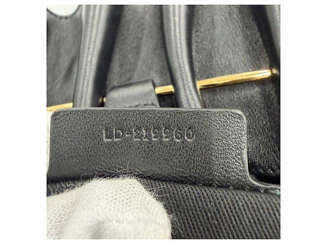 Borsa Salvatore Ferragamo Gancini Soft Bag Nero - vista 13