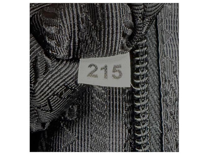 Prada Nylon Leather Triangle Logo Backpack Black - view 11