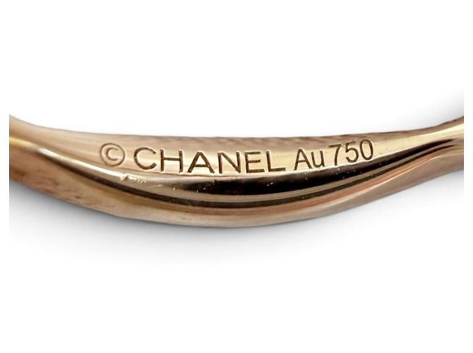 Anello Chanel Diamond Camellia Half Eternity D'oro - vista 5