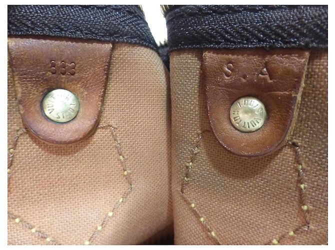 Mala Louis Vuitton Speedy 30 Monogram Marrom Monograma - vista 18