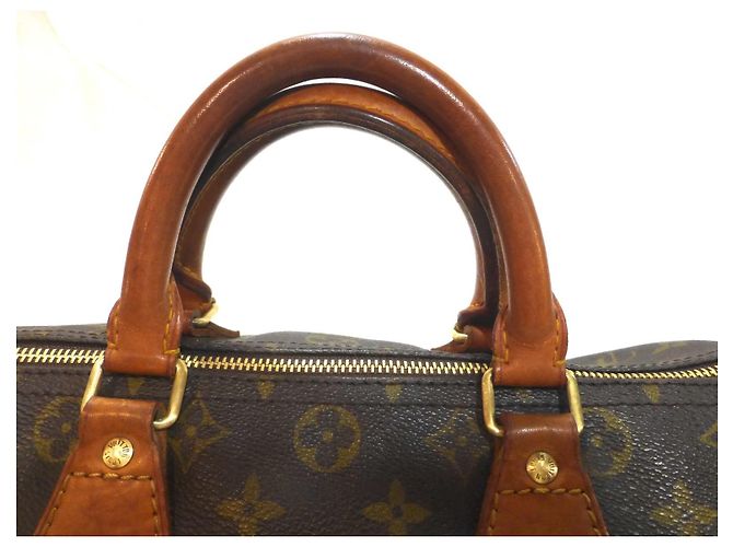 Mala Louis Vuitton Speedy 30 Monogram Marrom Monograma - vista 5