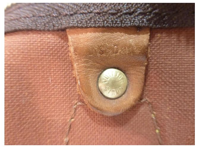 Mala Louis Vuitton Speedy 35 Monogram Marrom Monograma - vista 18