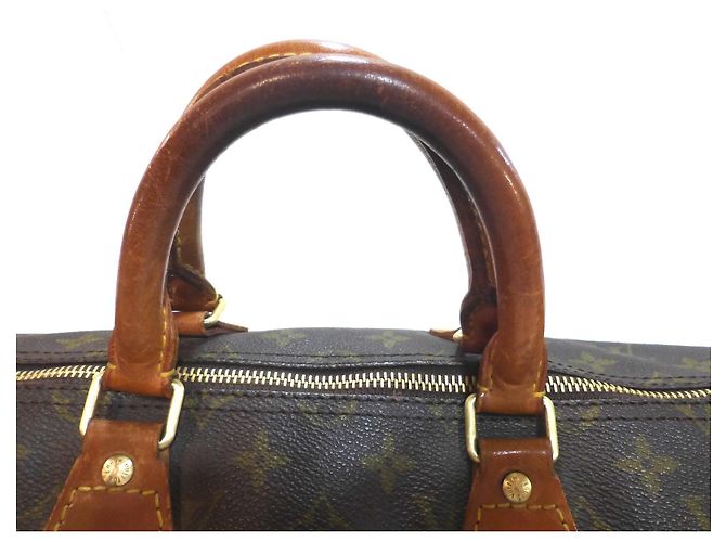 Mala Louis Vuitton Speedy 35 Monogram Marrom Monograma - vista 5