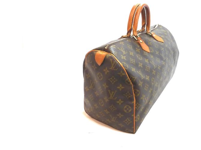 Louis Vuitton Speedy 40 Monogram Handbag Brown - view 8