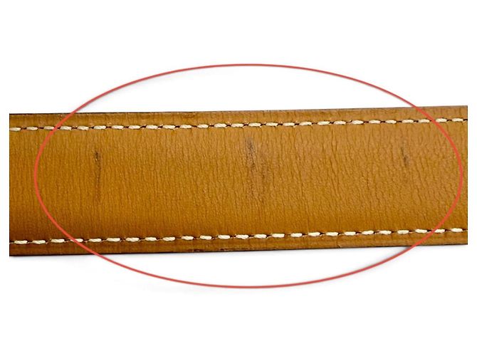 Hermès Hermes Vintage Mini Constance Wendelgürtel aus Leder Braun Schwarz - Ansicht 13