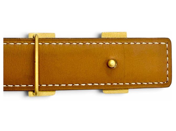 Hermès Hermes Vintage Mini Constance Wendelgürtel aus Leder Braun Schwarz - Ansicht 8