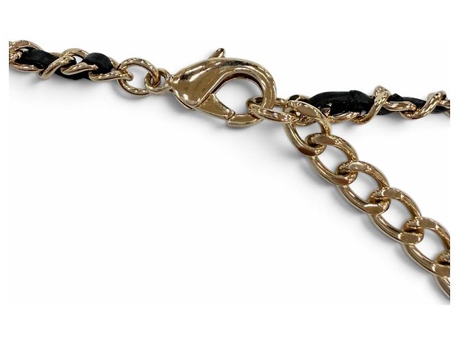Chanel B23S Coco Mark Lip Motif Necklace Black - view 7