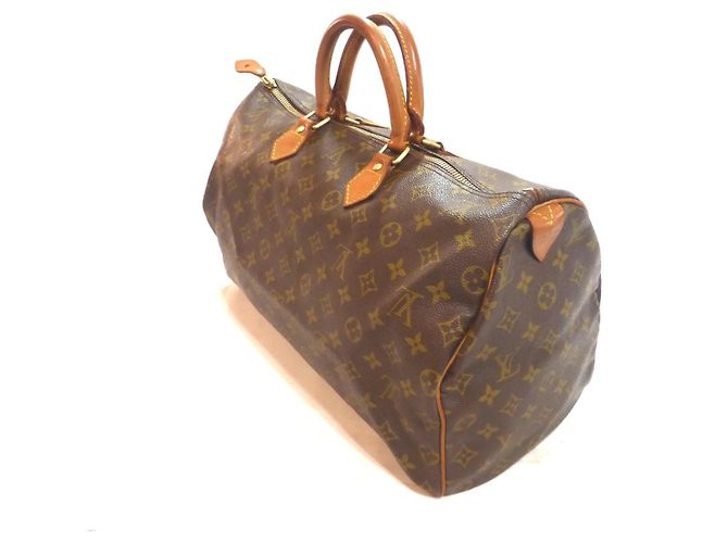 Mala Louis Vuitton Speedy 40 Monogram Marrom Monograma - vista 13