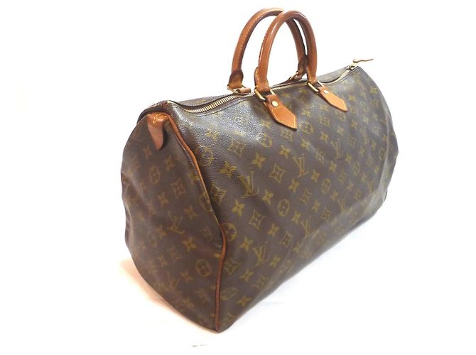 Mala Louis Vuitton Speedy 40 Monogram Marrom Monograma - vista 8