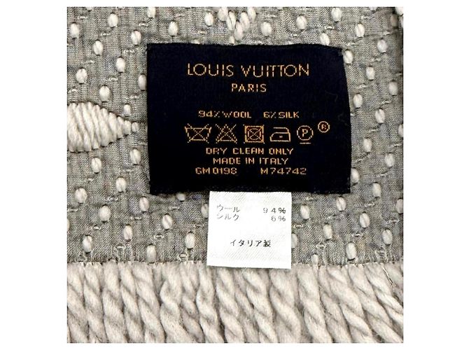 Stola Louis Vuitton in misto lana e seta - vista 6