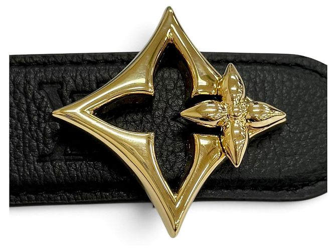 Cinturón reversible Louis Vuitton Flowergram Negro - vista 6