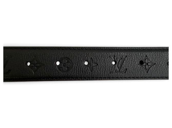 Cinturón reversible Louis Vuitton Flowergram Negro - vista 7