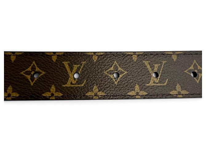 Cinturón reversible Louis Vuitton Flowergram Negro - vista 8