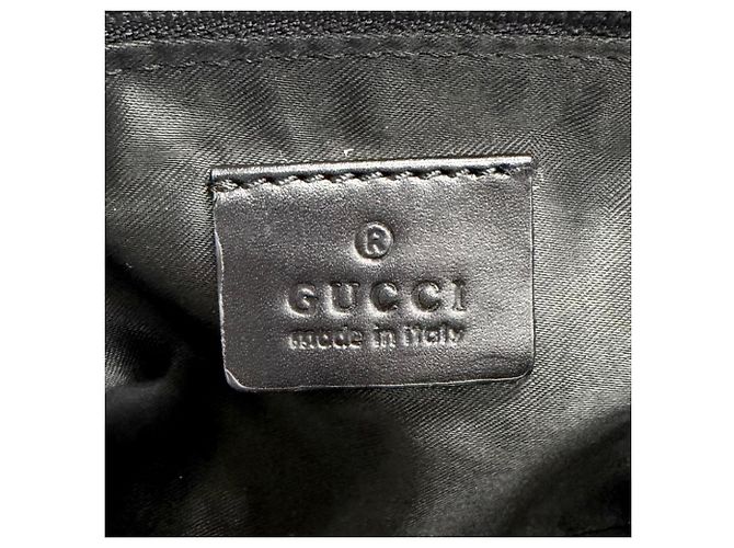 Pouch accessori in pelle e tela GG Vintage di Gucci Marrone scuro - vista 11