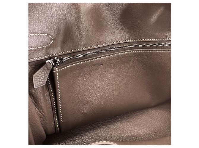 Hermès Borsa Hermes Birkin 30 in Etoupe Gray Taupe - vista 11