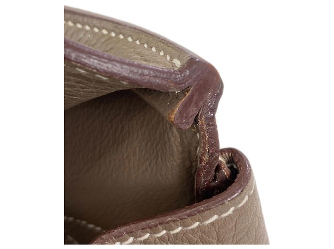 Hermès Borsa Hermes Birkin 30 in Etoupe Gray Taupe - vista 15