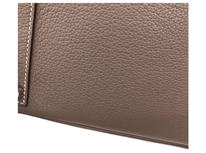 Hermès Borsa Hermes Birkin 30 in Etoupe Gray Taupe - vista 19
