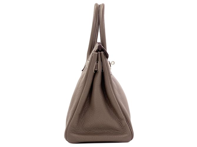 Hermès Borsa Hermes Birkin 30 in Etoupe Gray Taupe - vista 3