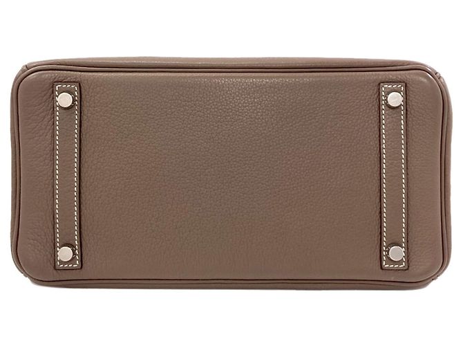 Hermès Borsa Hermes Birkin 30 in Etoupe Gray Taupe - vista 4