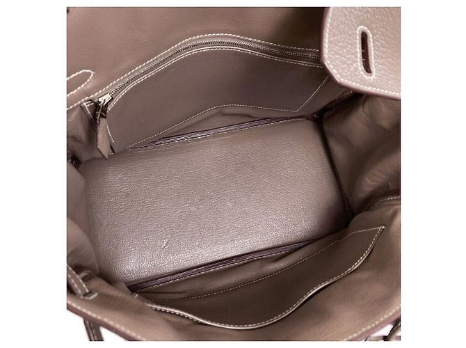 Hermès Borsa Hermes Birkin 30 in Etoupe Gray Taupe - vista 5