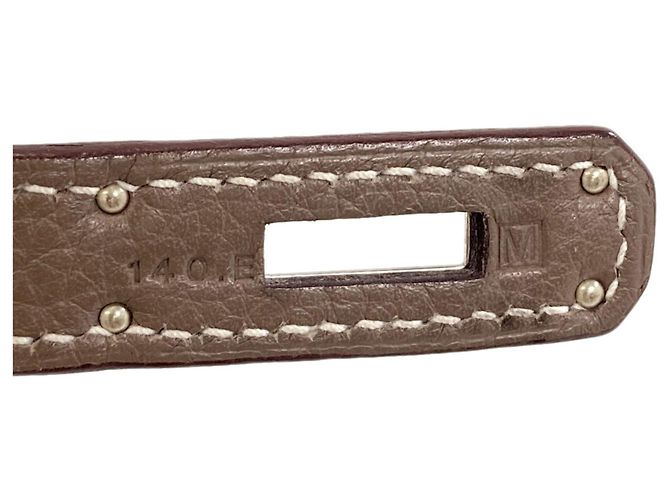 Hermès Borsa Hermes Birkin 30 in Etoupe Gray Taupe - vista 7