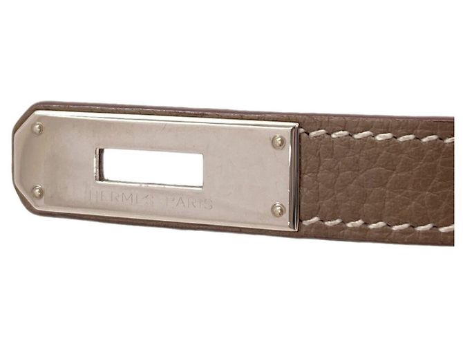 Hermès Borsa Hermes Birkin 30 in Etoupe Gray Taupe - vista 8