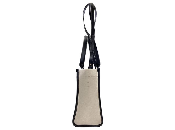 Balenciaga 671402 Hardware Borsa a mano piccola 2-Way Nero Bianco - vista 3