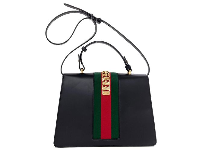 Borsa 2-Way Gucci 431665 Sylvie Nero - vista 2