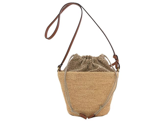 Bolsa de Ombro Loewe Slit Pochette Marrom - vista 2