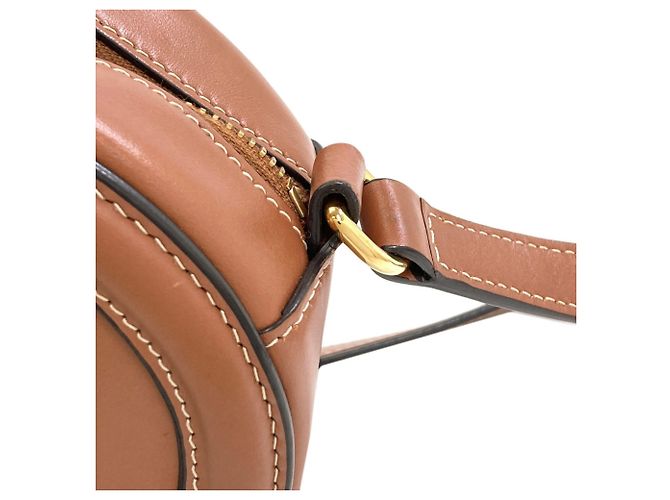 Céline Celine Oval Purse Cuir Triomphe Schultertasche Braun - Ansicht 11