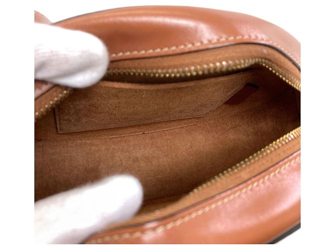 Céline Celine Oval Purse Cuir Triomphe Schultertasche Braun - Ansicht 5