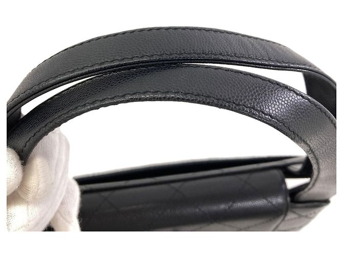 Bolso Chanel Coco Mark Matelassé Negro - vista 19