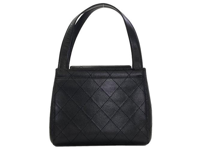 Bolso Chanel Coco Mark Matelassé Negro - vista 2