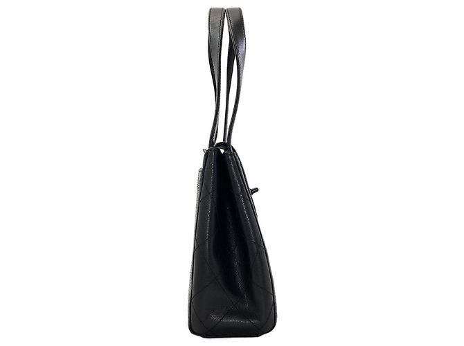 Bolso Chanel Coco Mark Matelassé Negro - vista 3