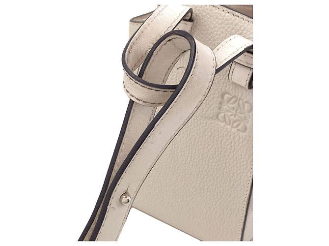 Borsa 2-Way Loewe Hammock Mini in vitello bianco - vista 15