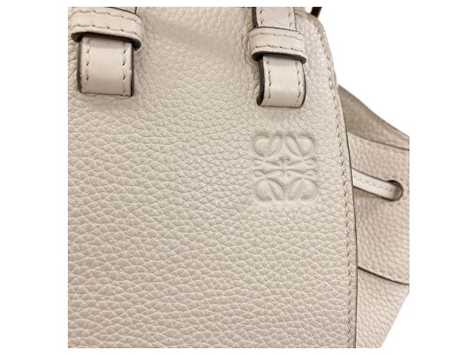 Borsa 2-Way Loewe Hammock Mini in vitello bianco - vista 9