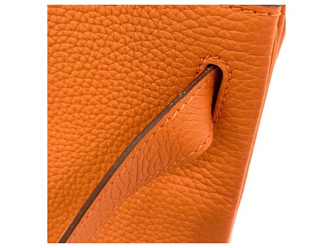 Hermès Borsa Hermes Kelly 28 Arancione - vista 11
