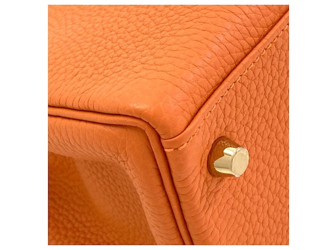 Hermès Borsa Hermes Kelly 28 Arancione - vista 15