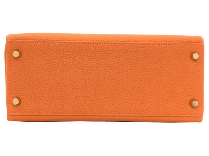 Hermès Borsa Hermes Kelly 28 Arancione - vista 4