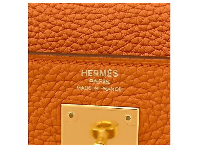 Hermès Borsa Hermes Kelly 28 Arancione - vista 6