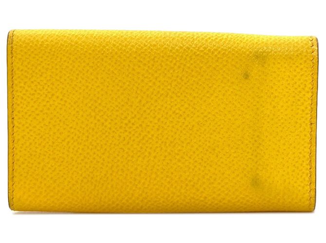 Hermès Hermes Sellier Etuicle 4 Key Case Gelb - Ansicht 2