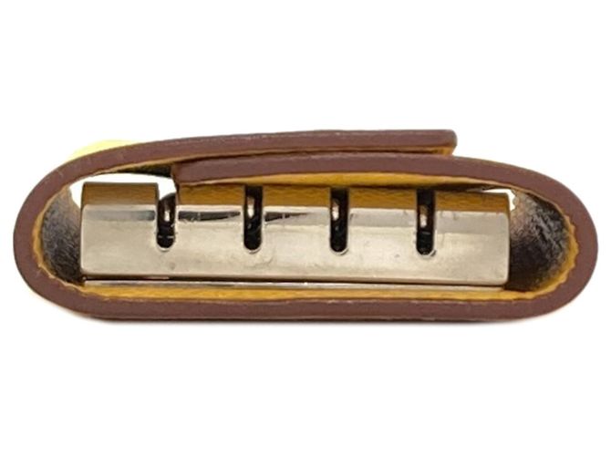 Hermès Hermes Sellier Etuicle 4 Key Case Gelb - Ansicht 3