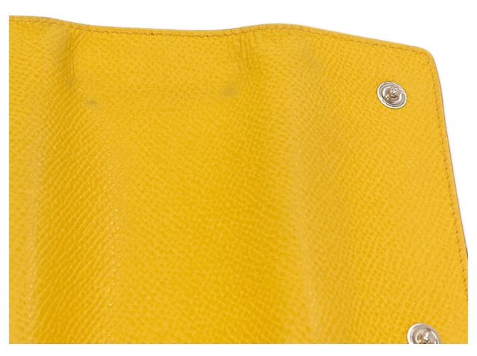 Hermès Hermes Sellier Etuicle 4 Key Case Gelb - Ansicht 8
