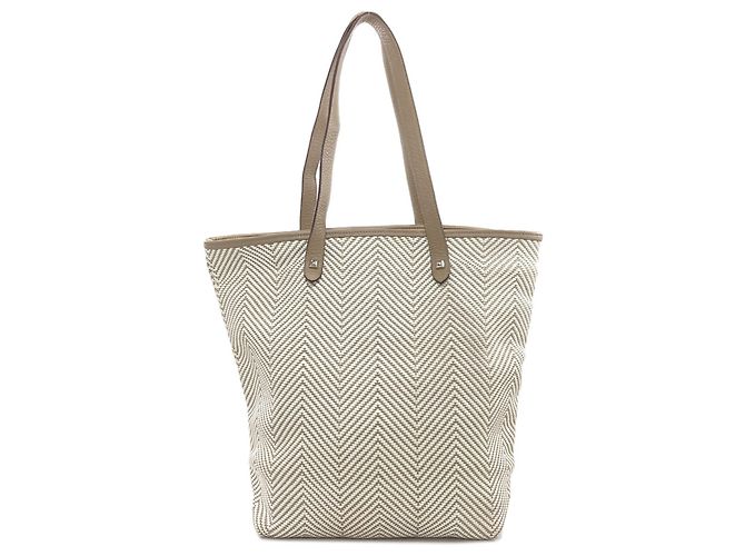 Hermès Cabas Chennai MM Tragetasche Beige - Ansicht 2