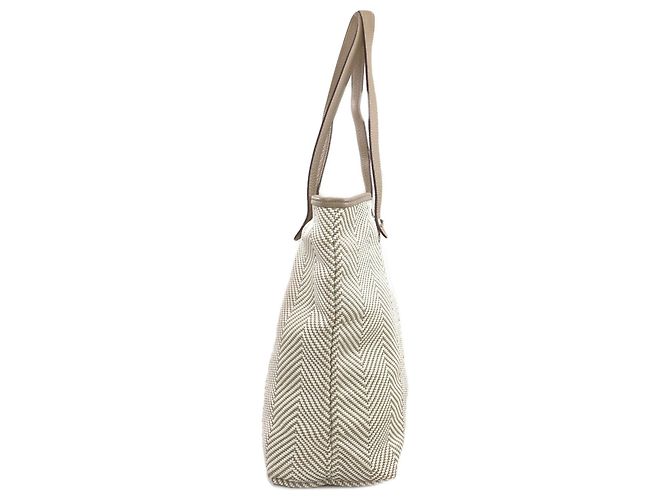 Hermès Cabas Chennai MM Tragetasche Beige - Ansicht 3