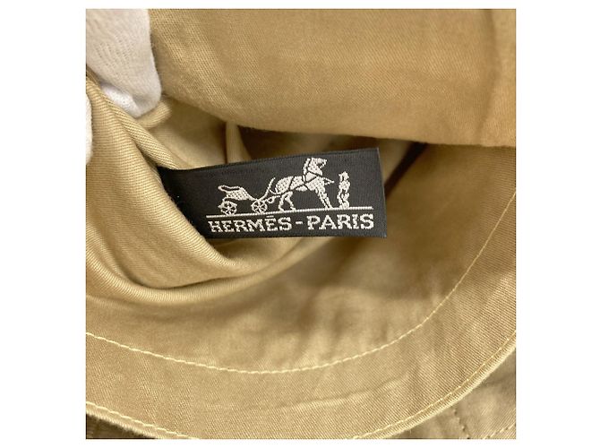 Hermès Cabas Chennai MM Tragetasche Beige - Ansicht 6