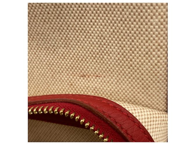 Hermès Borsa a tracolla Hermes Victoria Gold Hardware Rosso - vista 10