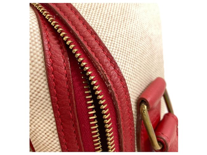 Hermès Borsa a tracolla Hermes Victoria Gold Hardware Rosso - vista 11