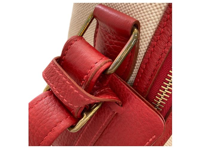 Hermès Borsa a tracolla Hermes Victoria Gold Hardware Rosso - vista 12